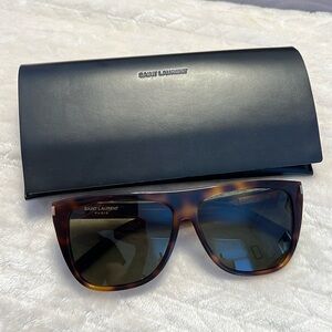 Saint Laurent New Wave Sunglasses with Original Case